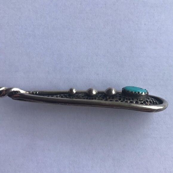 2 Navajo Native American Sterling Silver Forks - Picture 3 of 5